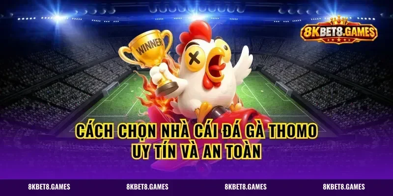 Cách chọn nhà cái đá gà Thomo uy tín và an toàn