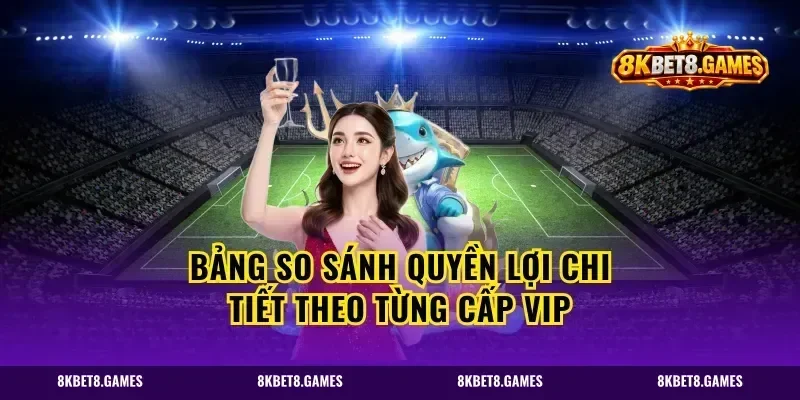 Bảng So Sánh Quyền Lợi Chi Tiết Theo Từng Cấp VIP