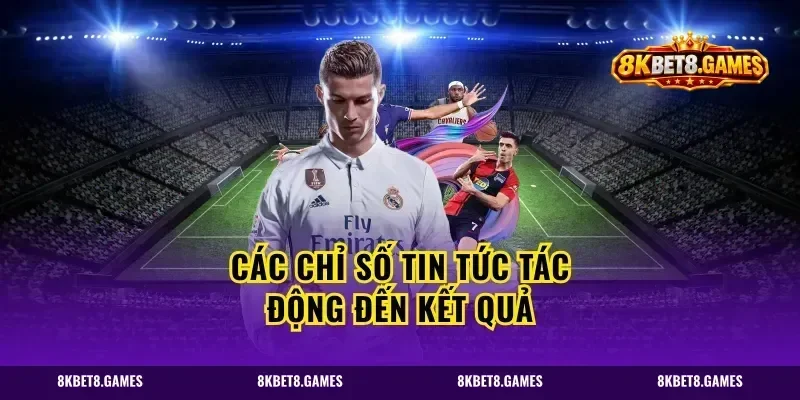 Các chỉ số tin tức tác động đến kết quả